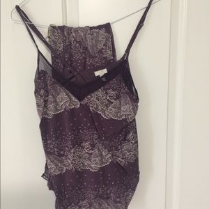 Tart Intimates Pajamas lace trim lightly used